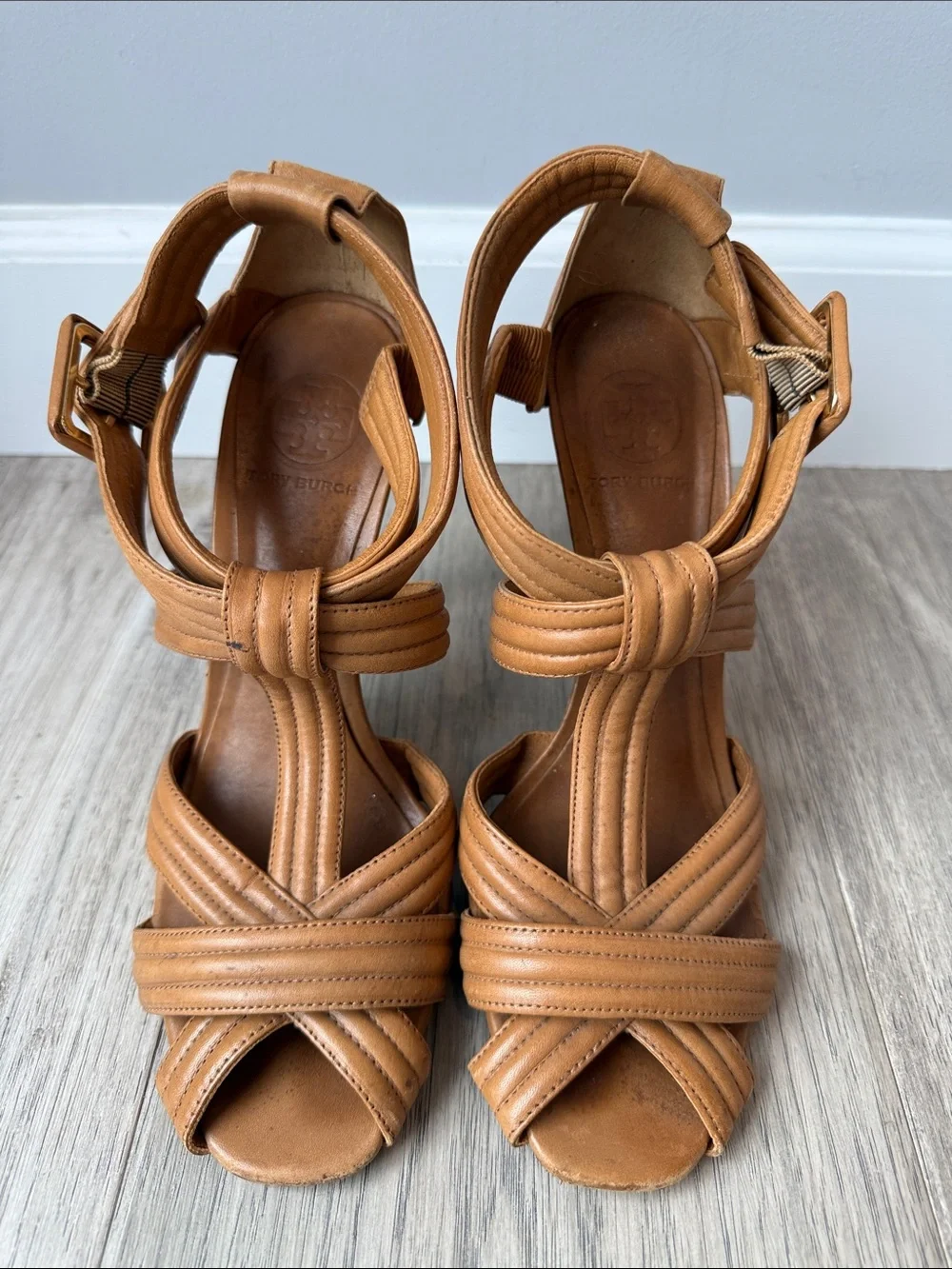 Tory Burch Strappy High Heel Sandals 8.5